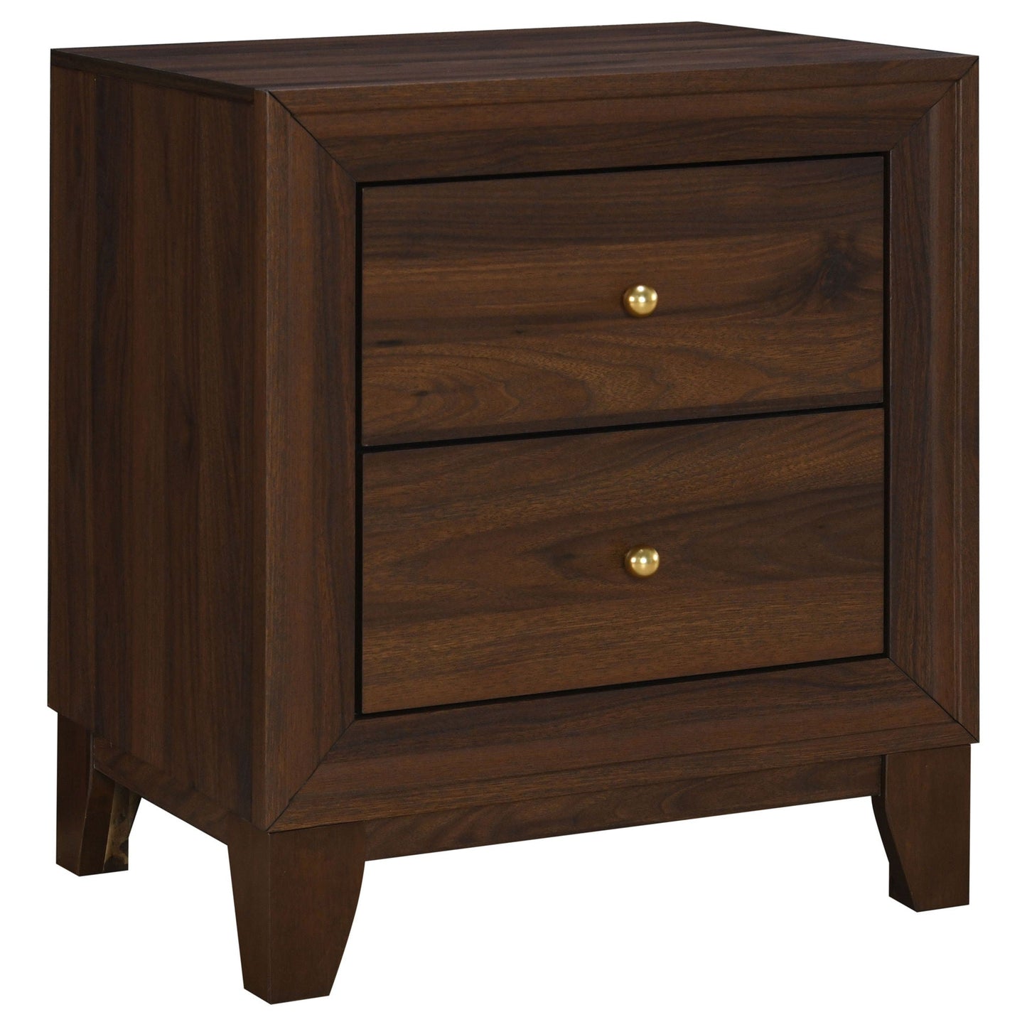 Welsley - 2-Drawer Nightstand Bedside Table - Walnut Coaster Fine Furniture