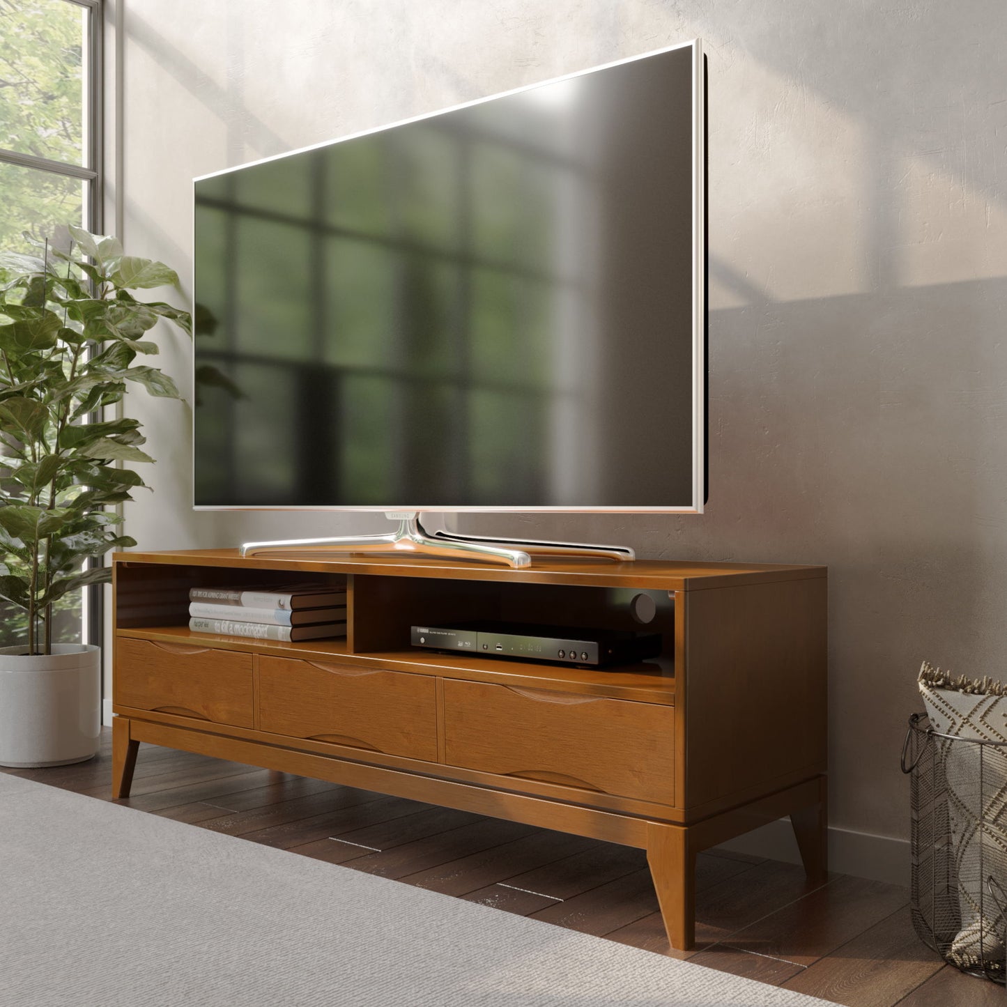 Harper - Handcrafted TV Media Stand Simpli-Home