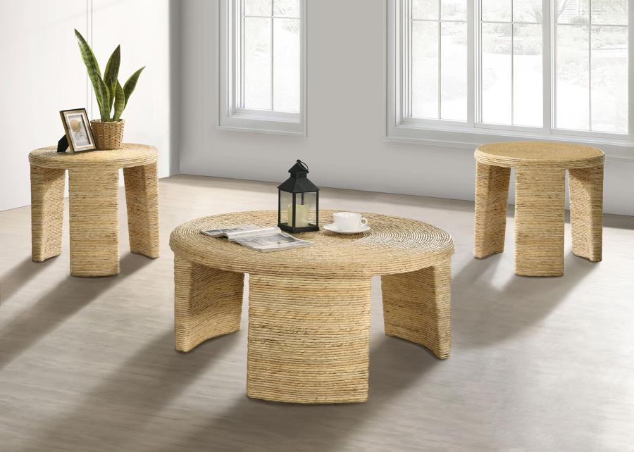 Artina - Rattan Coffee And End Table Set Coaster Fine Furniture