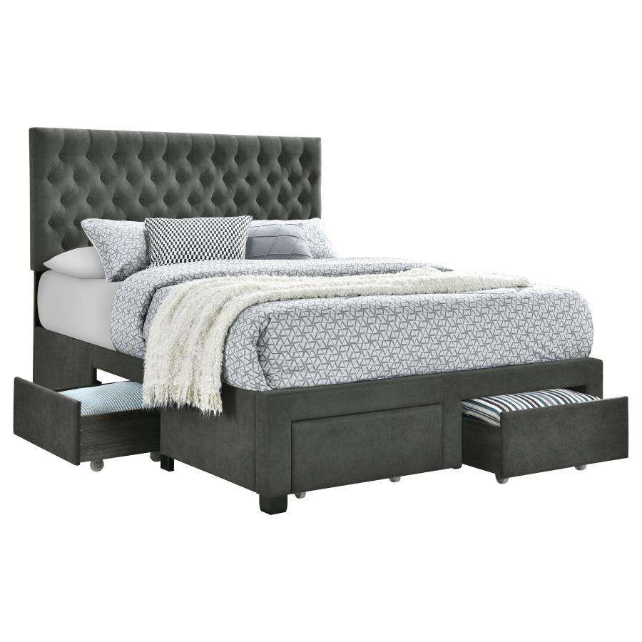 Soledad - Upholstered Storage Panel Bed CoasterEssence