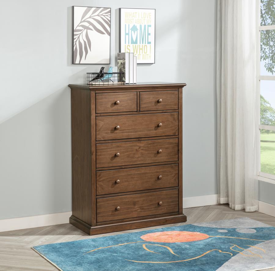 Sumerlin - 6-Drawer Bedroom Chest Of Drawers Coaster Fine Furniture