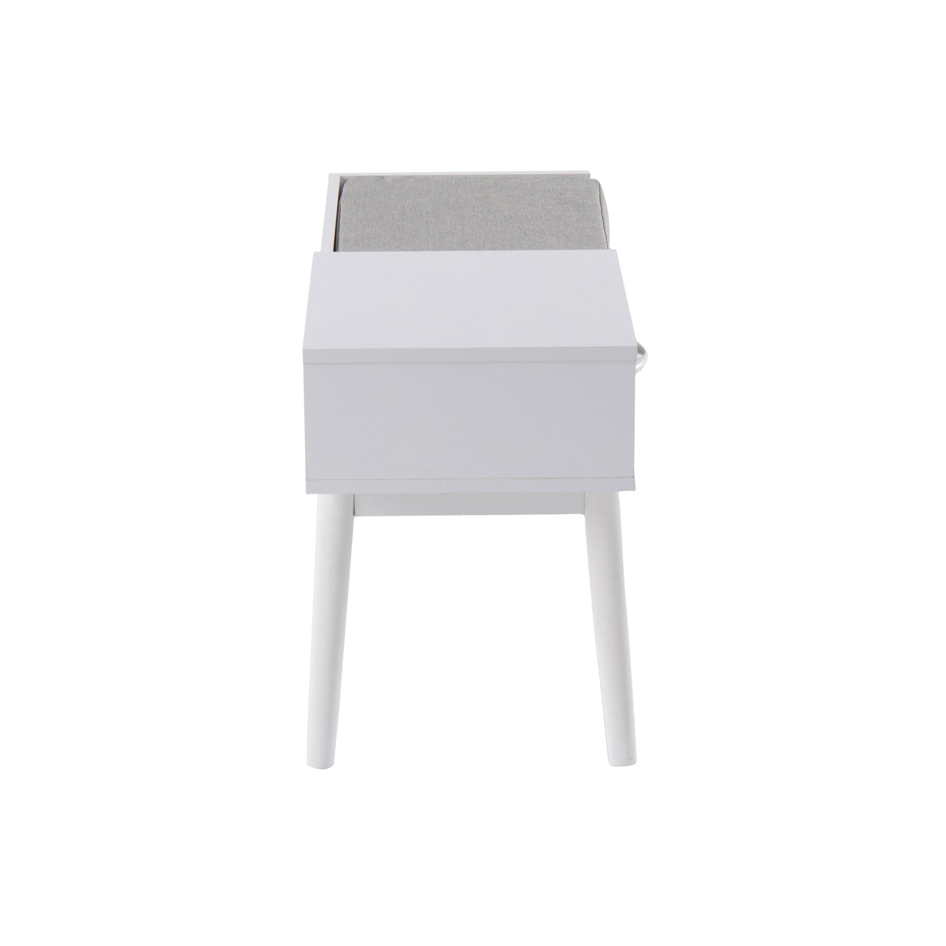Telephone Contemporary Bench With Pull Out Drawer Lumi Source