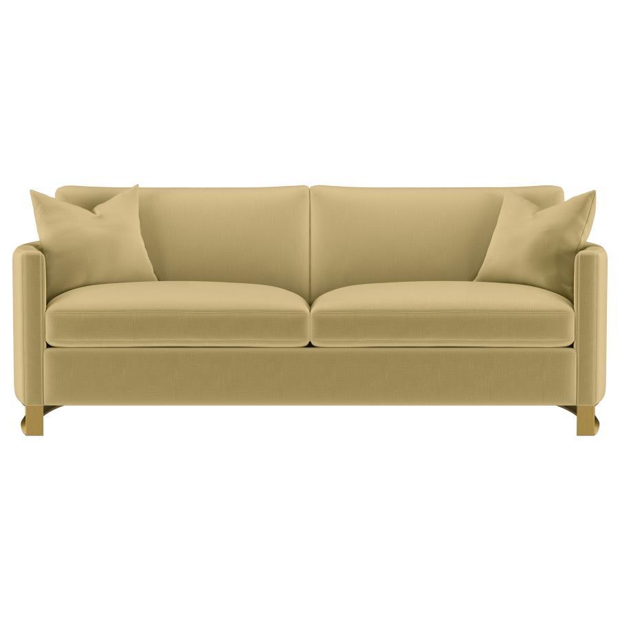 Corliss - Upholstered Arched Arm Sofa Set CoasterElevations