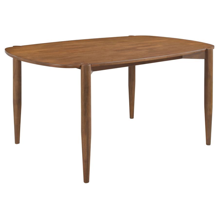 Dortch - Oval Solid Wood Dining Table - Walnut CoasterEveryday