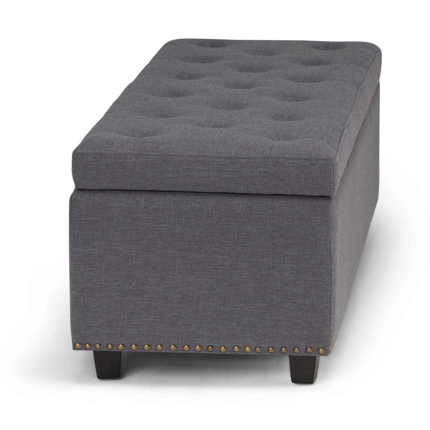 Hamilton - Upholstered Storage Ottoman Simpli-Home