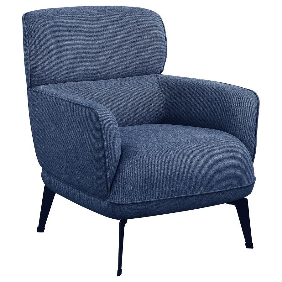 Andrea - Upholstered Crecent Arm Accent Chair Coaster Fine Furniture