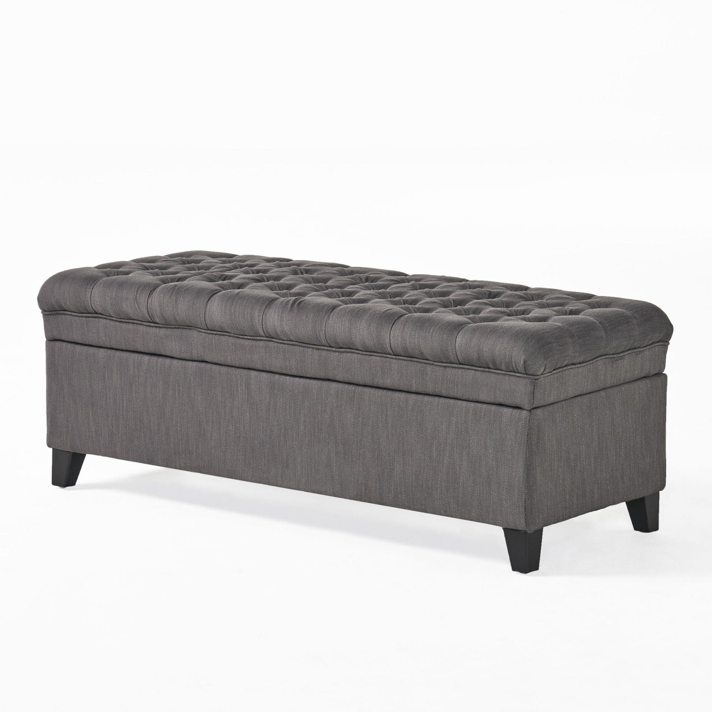 Juliana - Storage Ottoman With Birch Legs Noble House