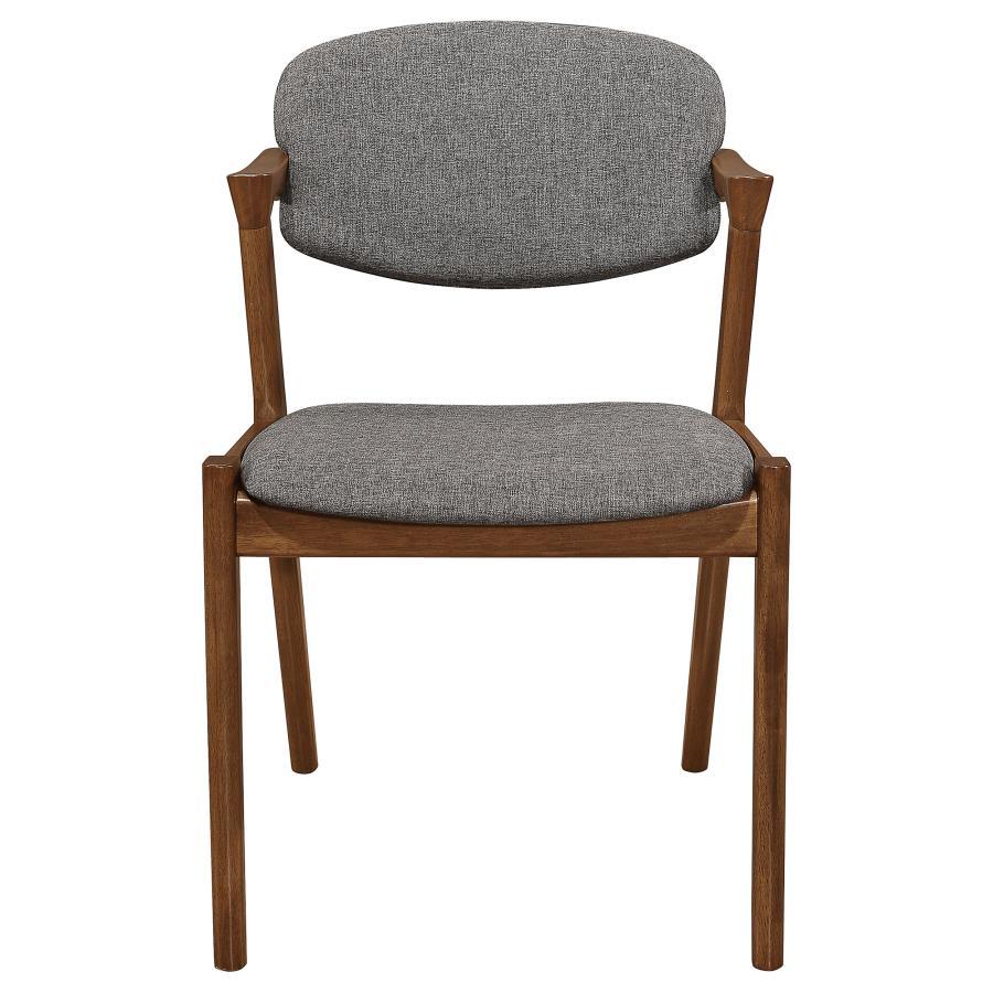 Malone - Padded Wood Dining Arm Chair (Set of 2) - Dark Walnut CoasterEssence