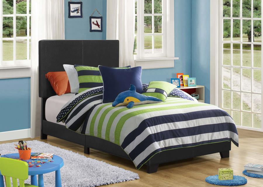 Dorian - Upholstered Panel Bed CoasterEveryday