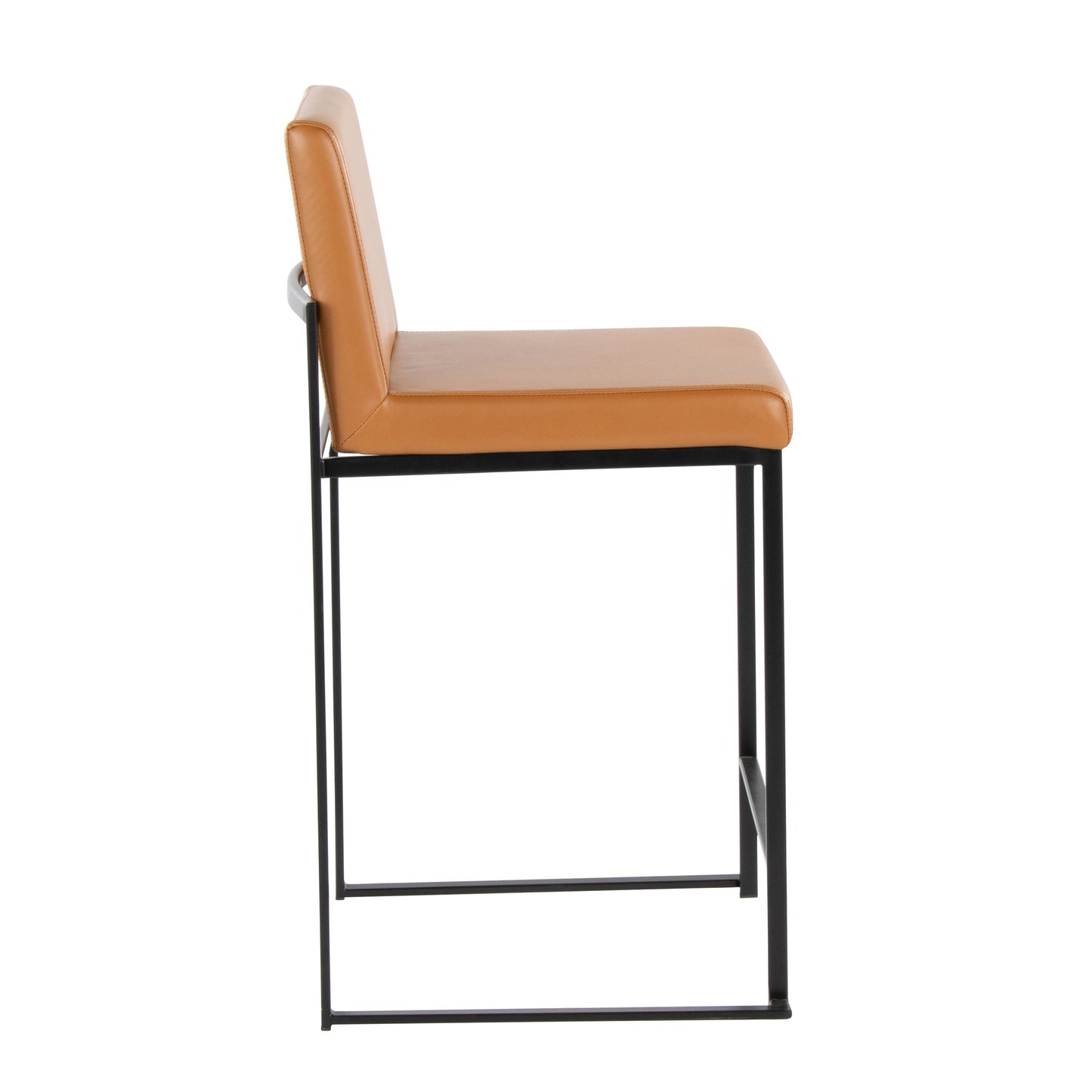 Fuji - Contemporary High Back Barstool Elegant Design Lumi Source
