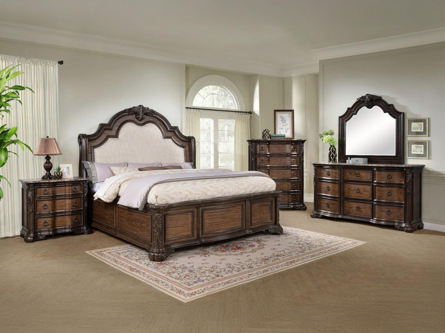 Ludwig - Chest - Dark Brown Crown Mark