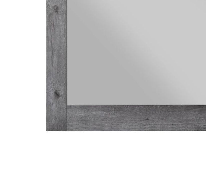 Vidalia - Rustic Mirror - Gray / Oak Acme