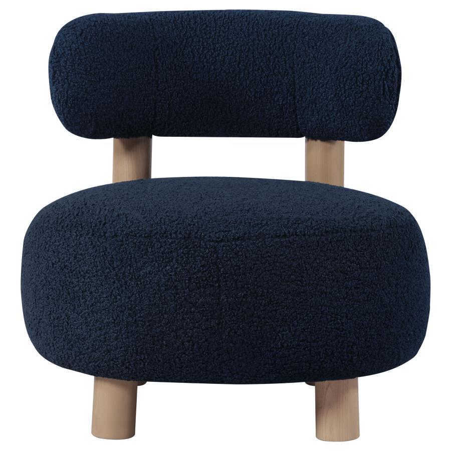 Zonie - Boucle Upholstered Barrel Back Accent Chair CoasterEveryday