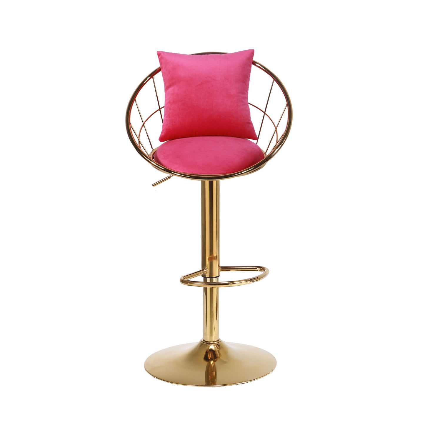 Unique Design Bar Chair, 360 Degree Rotation, Adjustable Height, Suitable For Dining Room And Bar Home Essentials