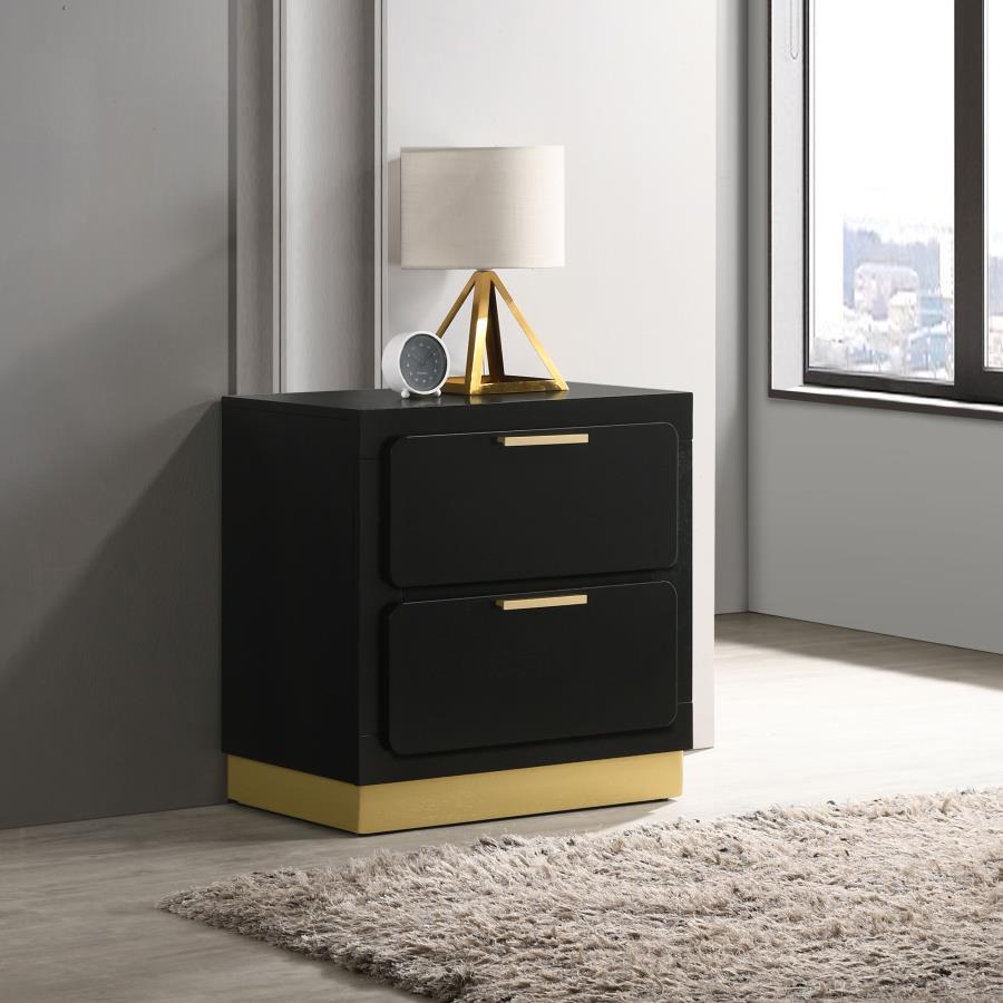Caraway - 2-Drawer Nightstand Coaster Fine Furniture