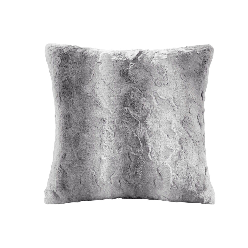 Zuri - Square Pillow - Gray - Snoozhouse