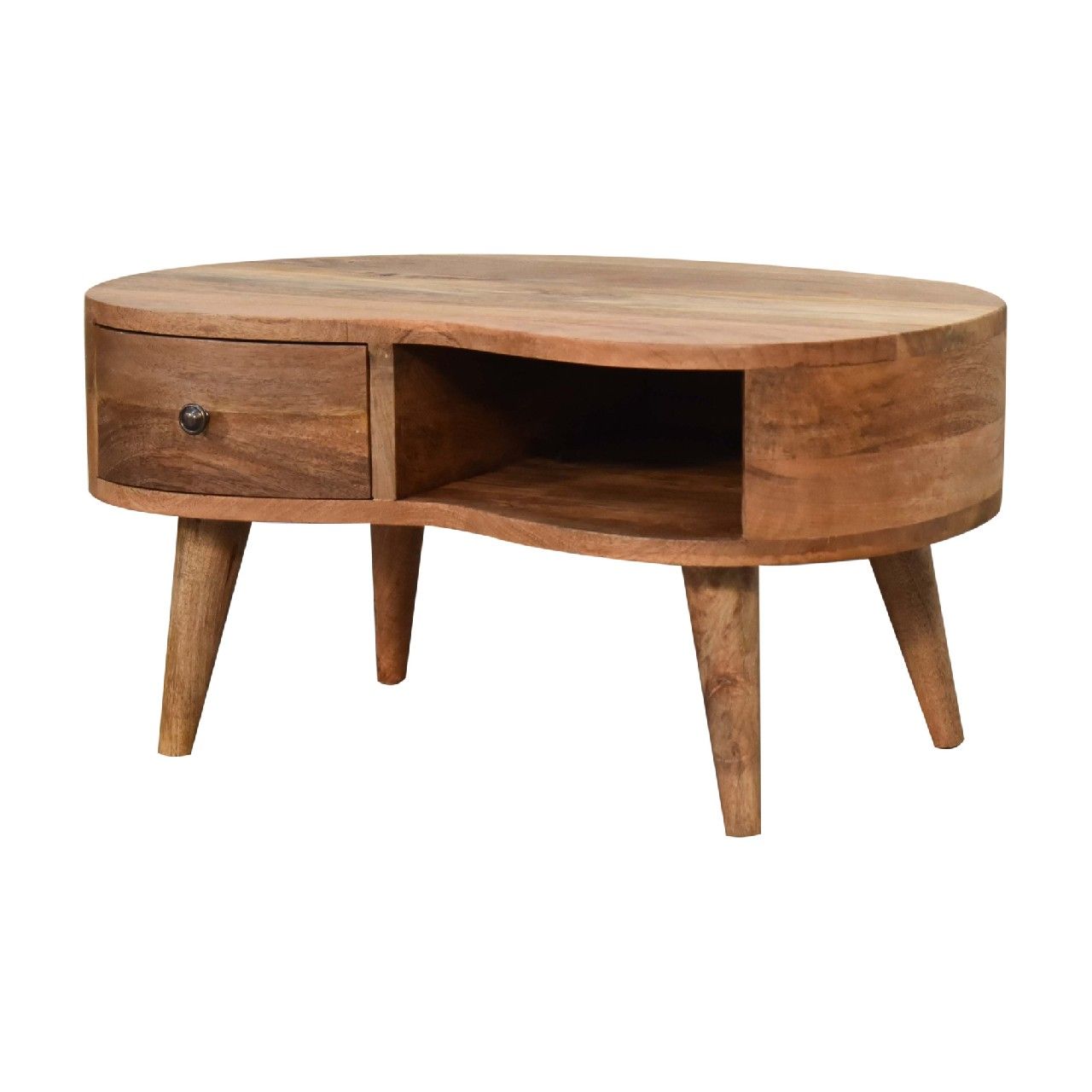 Wave Coffee Table With 1 Drawer Artisan Furniture