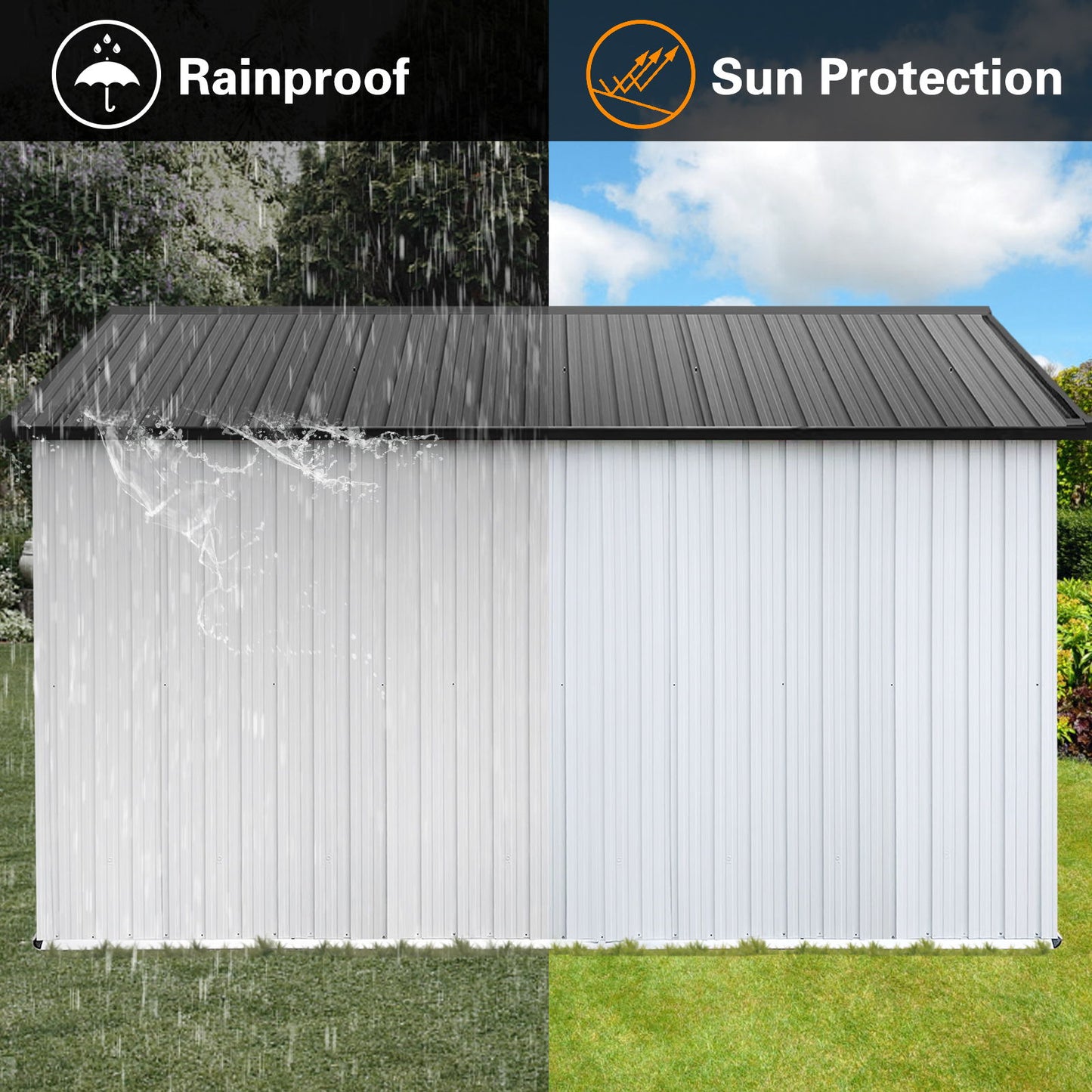 10' x 12' Garden Sheds Outdoor Storage Sheds Daily Nest