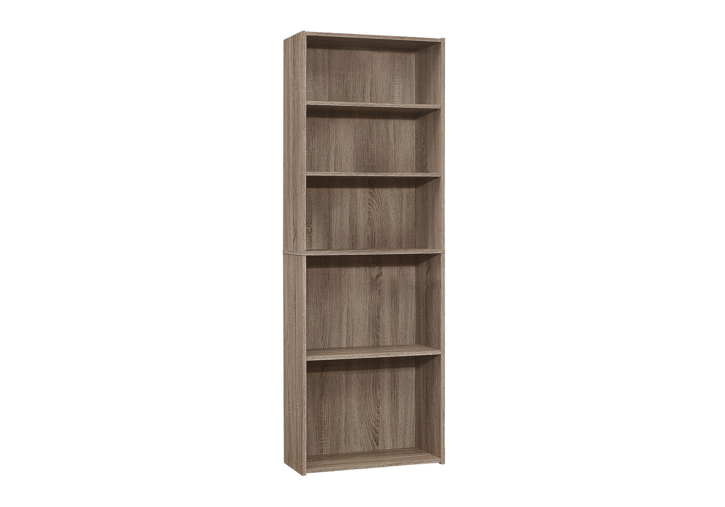 Bookshelf, Bookcase, 6 Tier, For Office, Transitional 8th Street