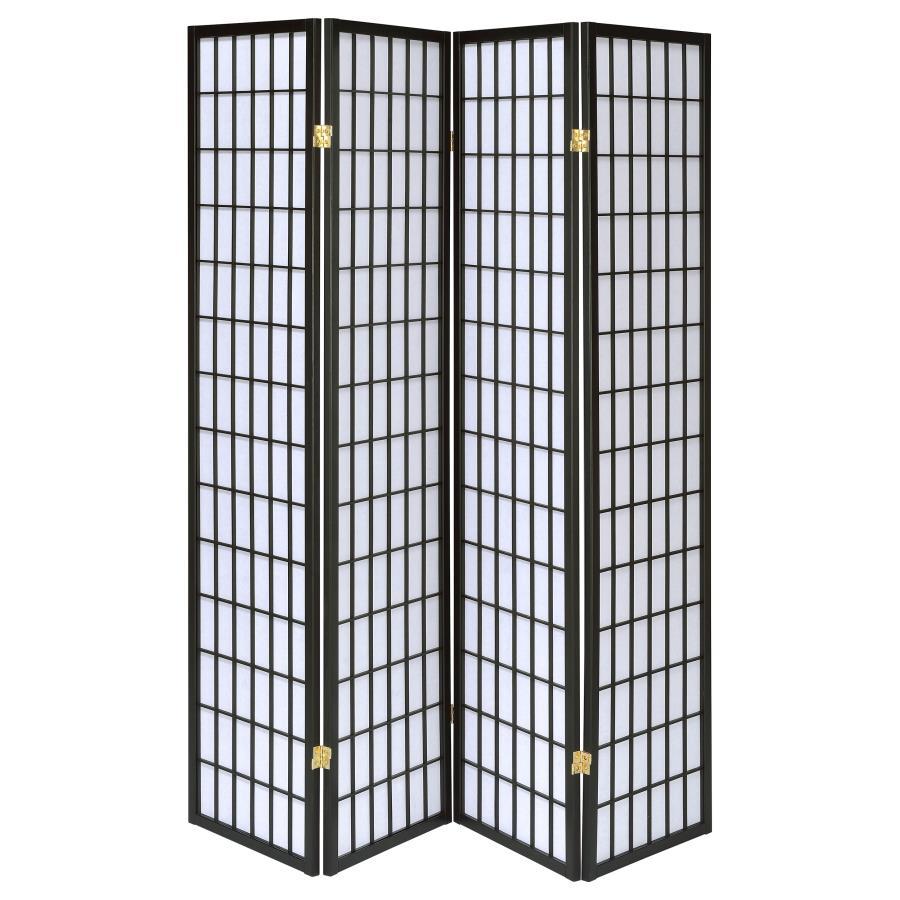 Roberto - 4-Panel Room Divider Folding Shoji Screen CoasterEveryday