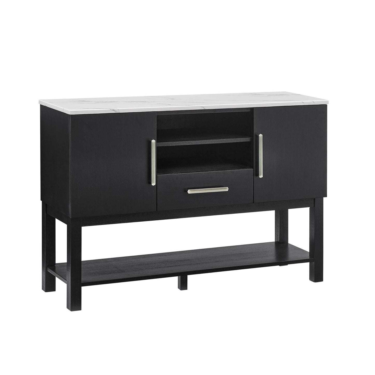 Vance - Side Board - Charcoal / White Crown Mark