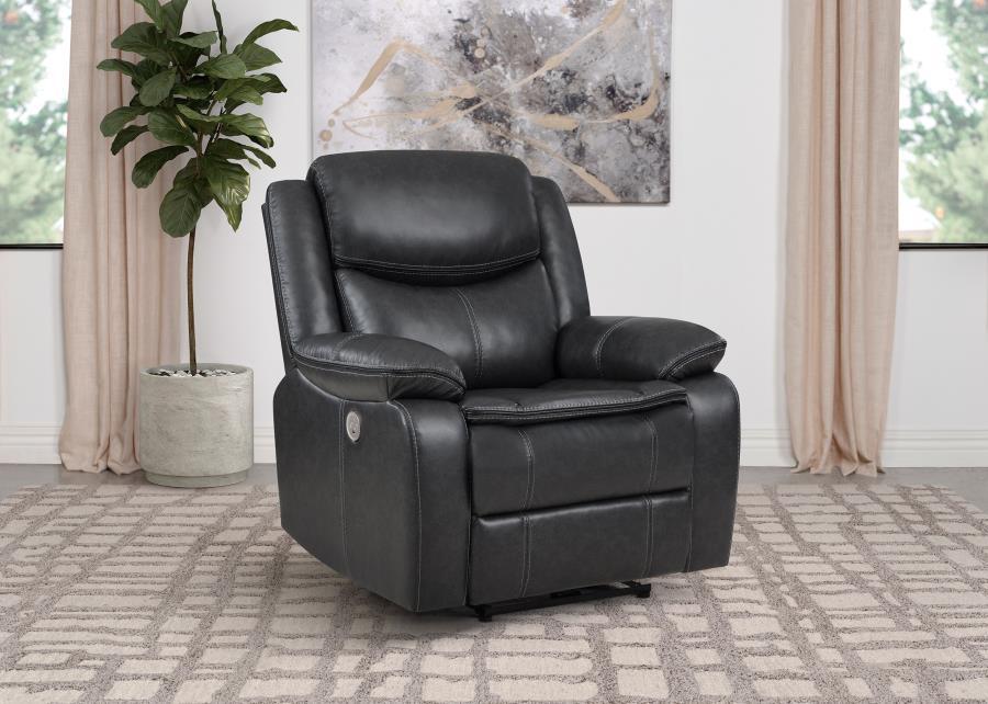 Sycamore - Upholstered Power Recliner Chair Coaster Fine Furniture