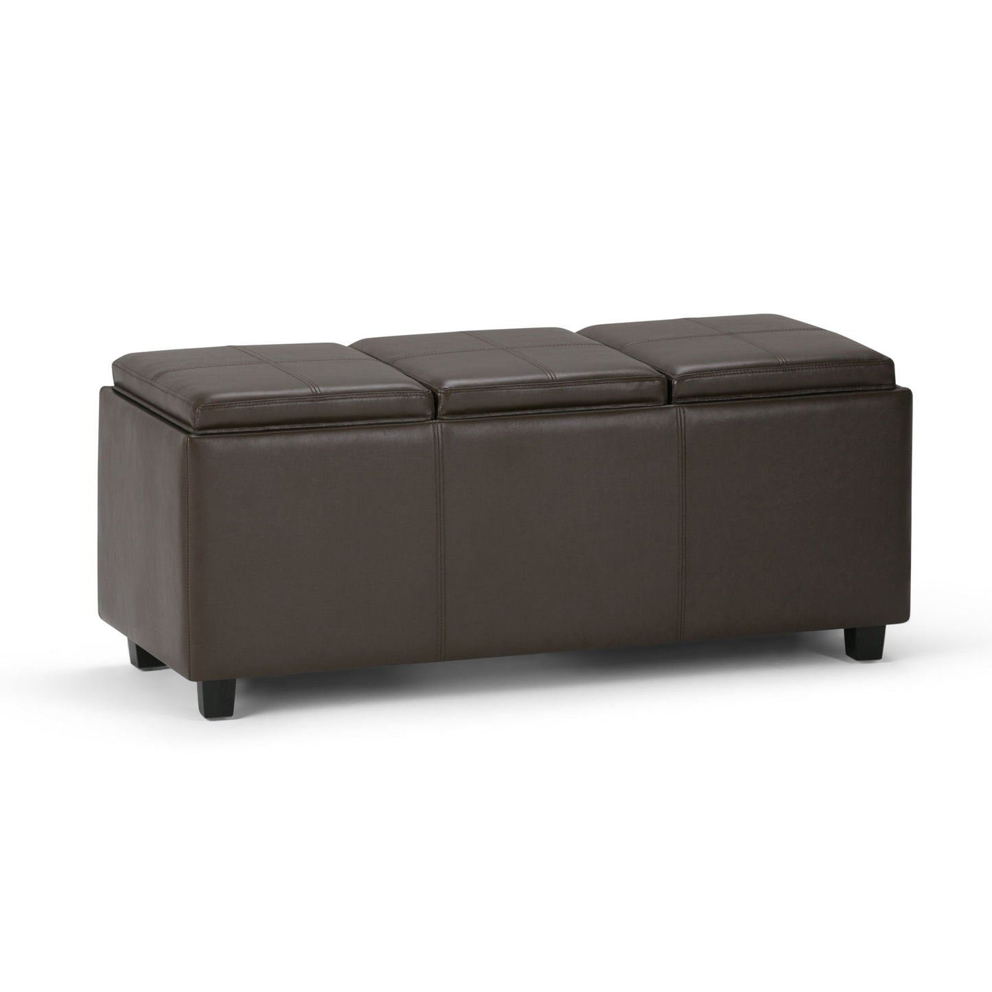 Avalon - Upholstered Storage Ottoman Simpli-Home