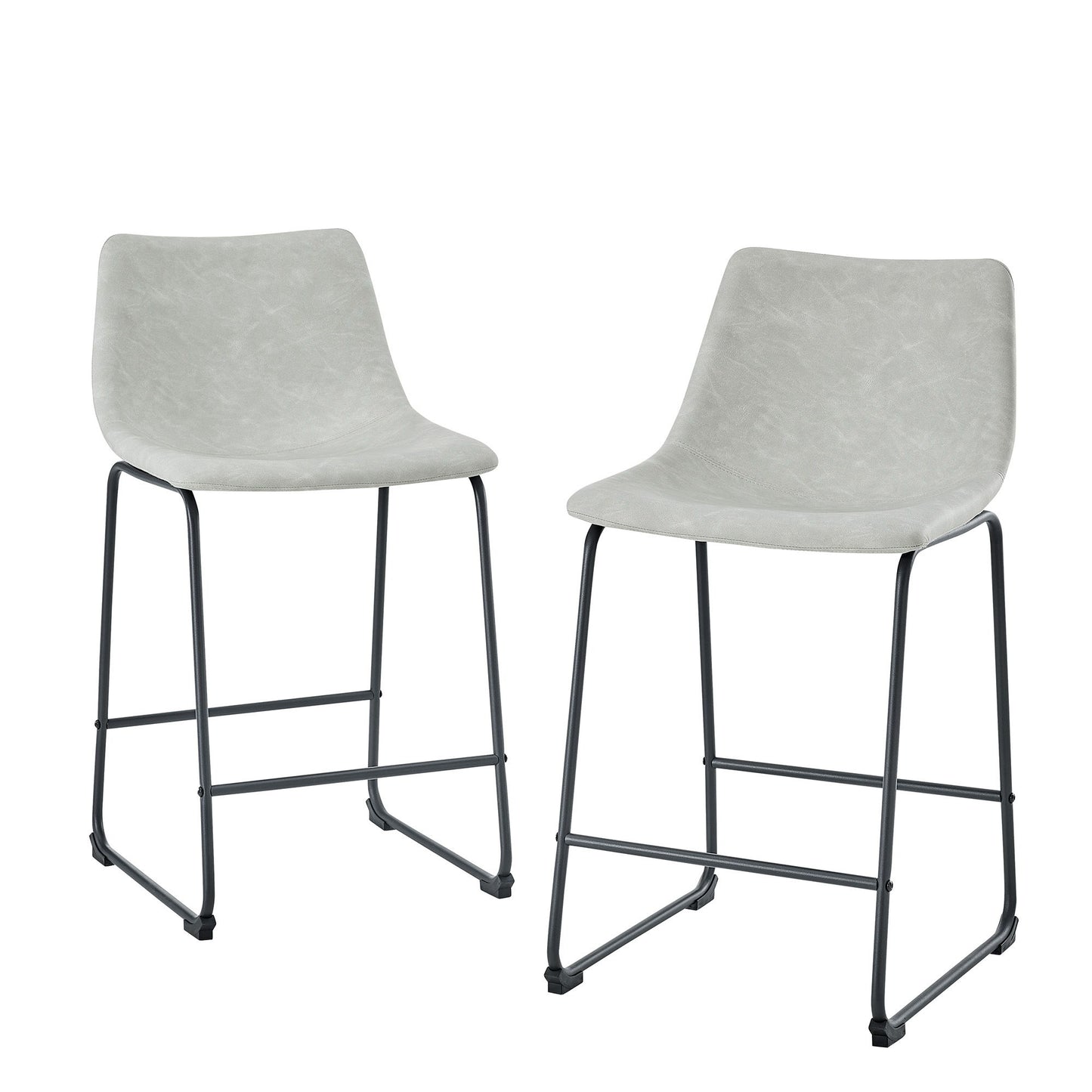 Industrial Counter Stools (Set of 2) Walker Edison