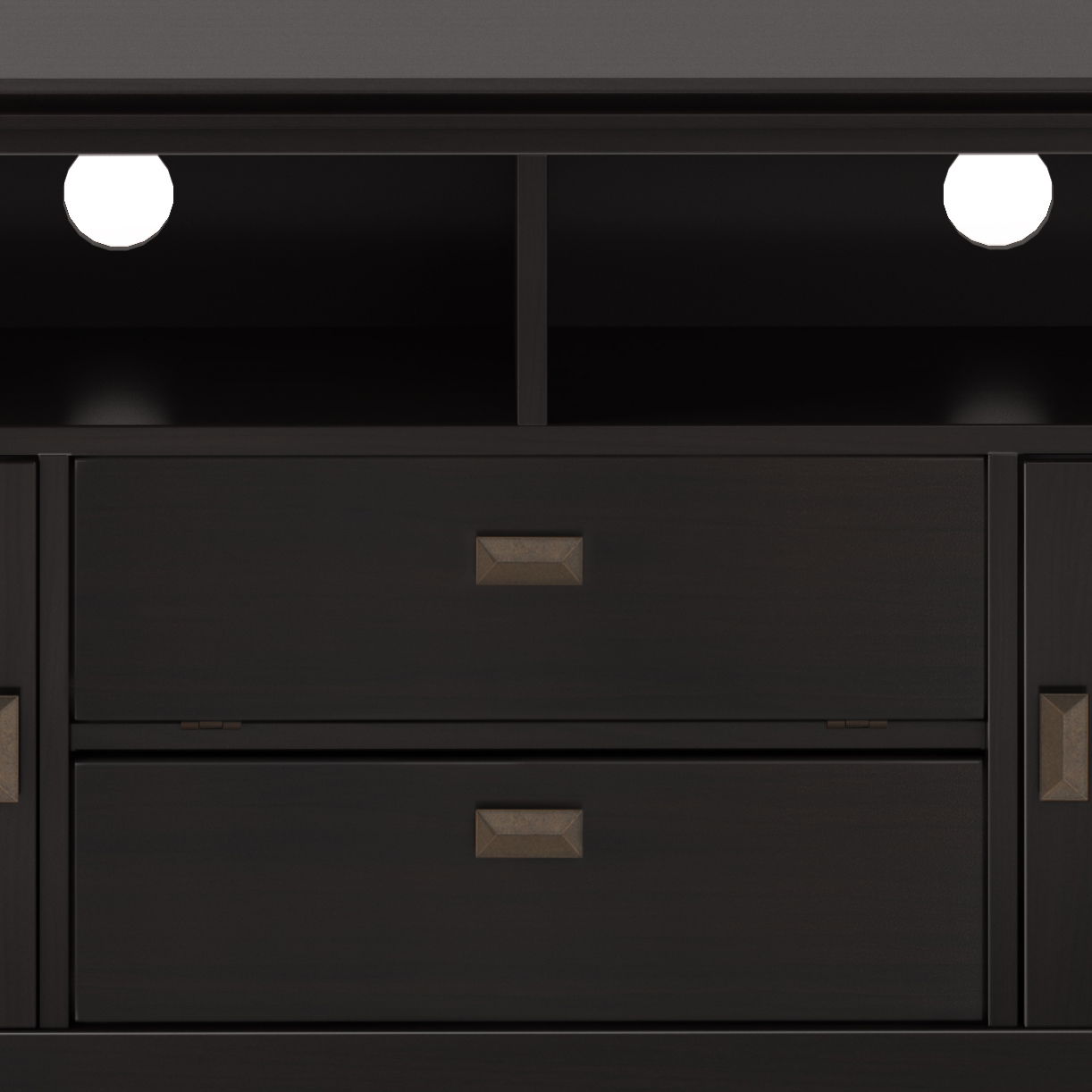 Artisan - TV Media Stand - Hickory Brown Simpli-Home