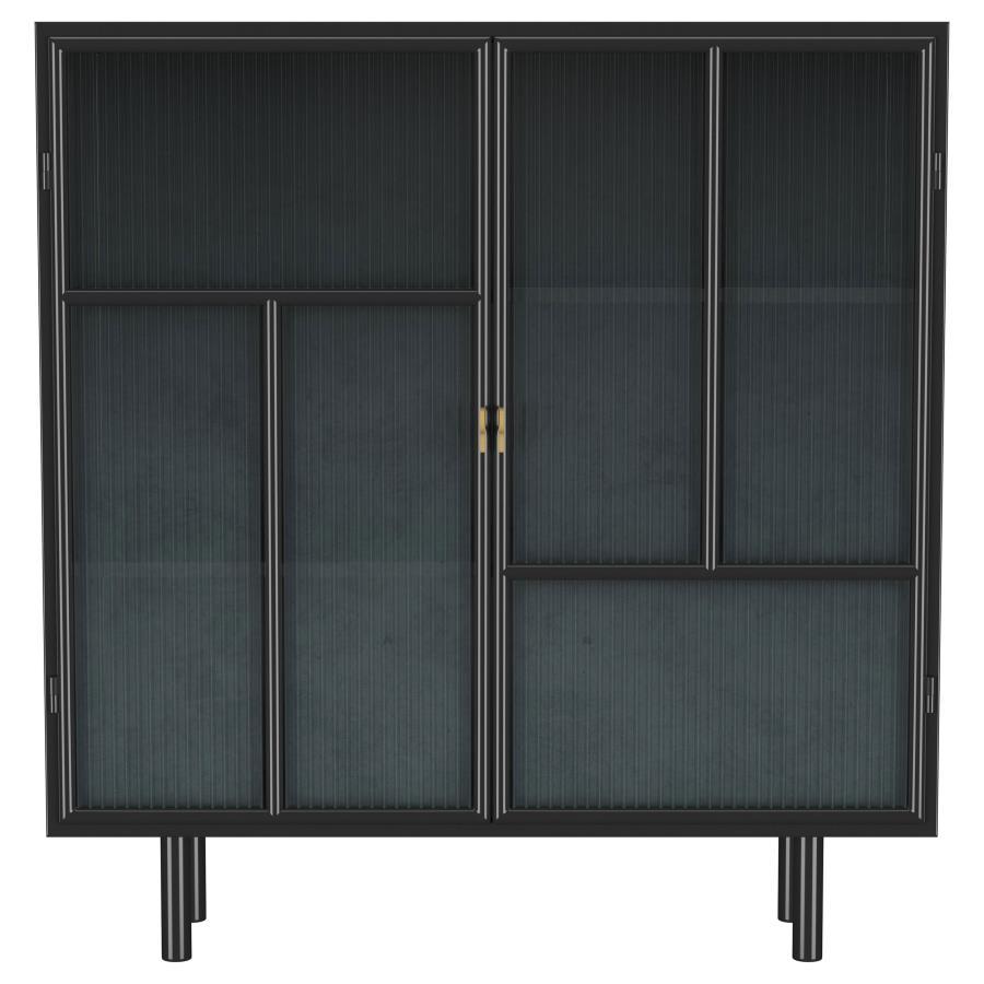 Dalia - 2 Door Accent Storage Cabinet With Shelving - Black Coaster Fine Furniture