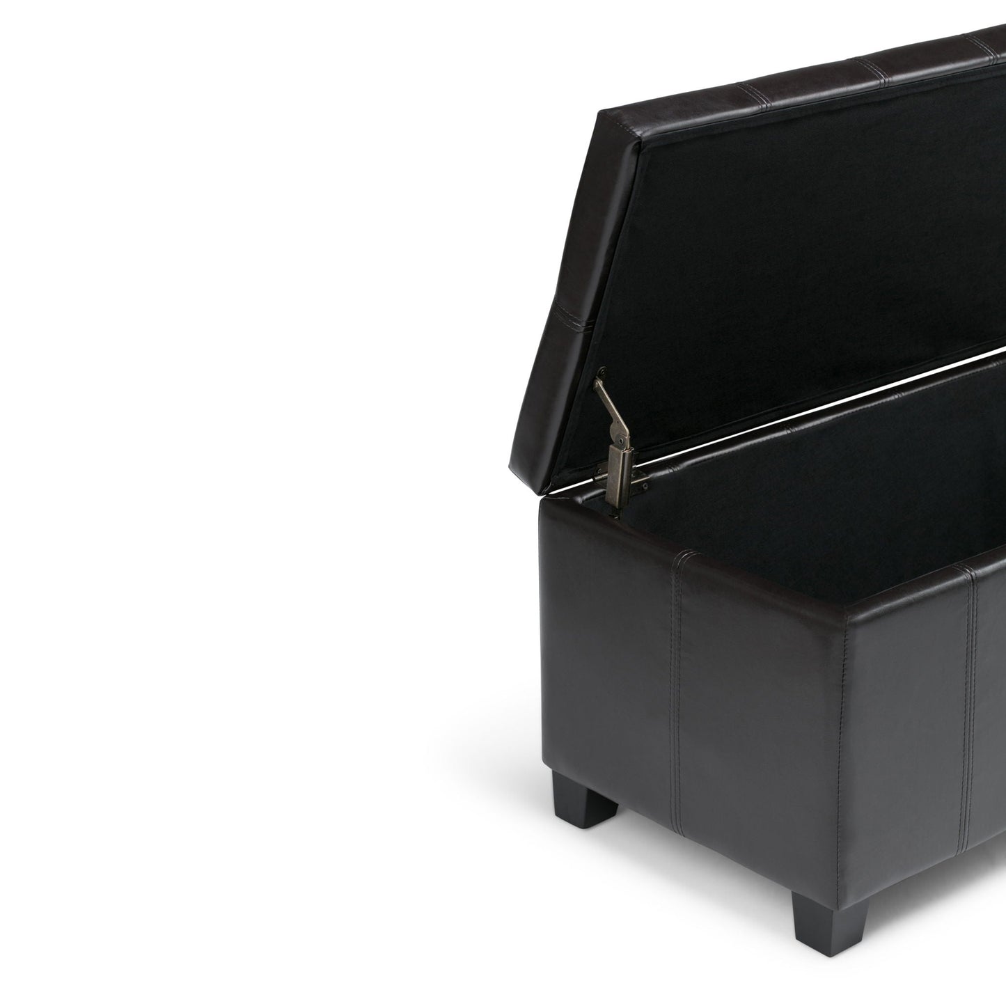 Dover - Upholstered Storage Ottoman Bench Simpli-Home