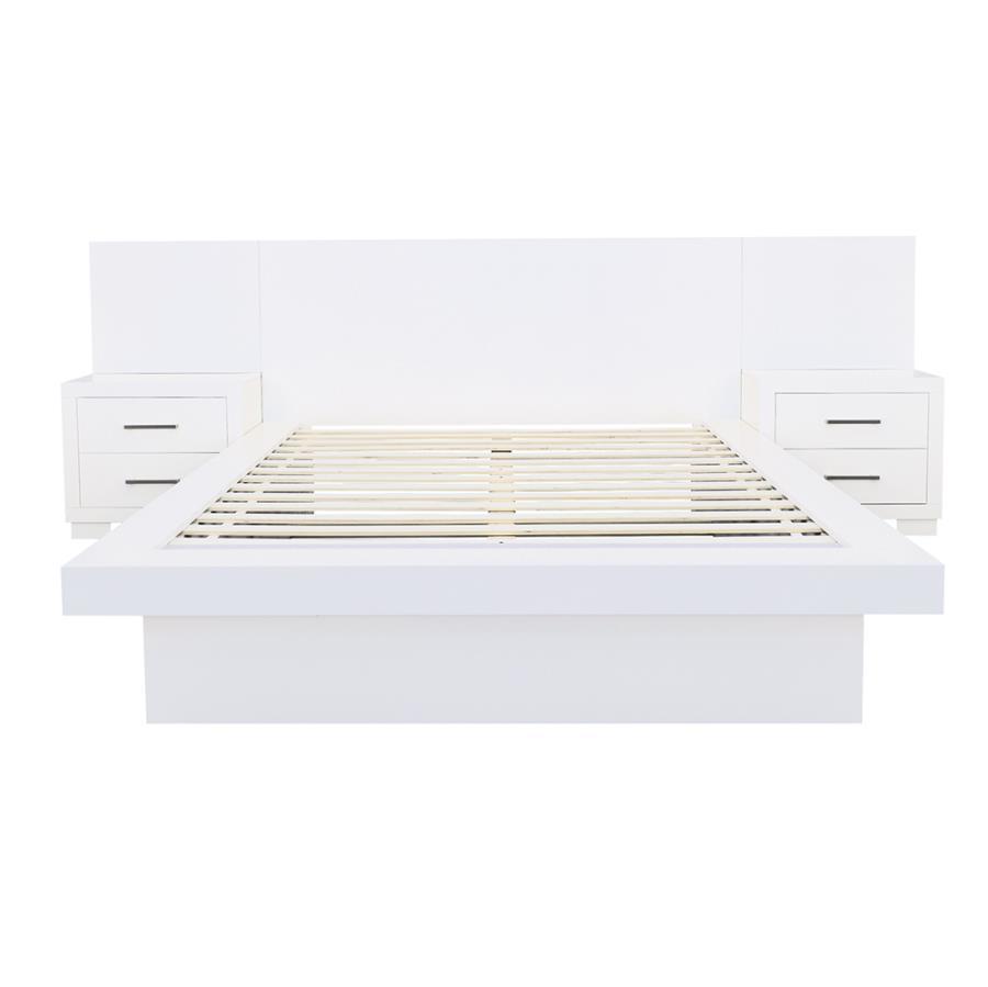 Jessica - Wood LED Panel Bed CoasterEssence