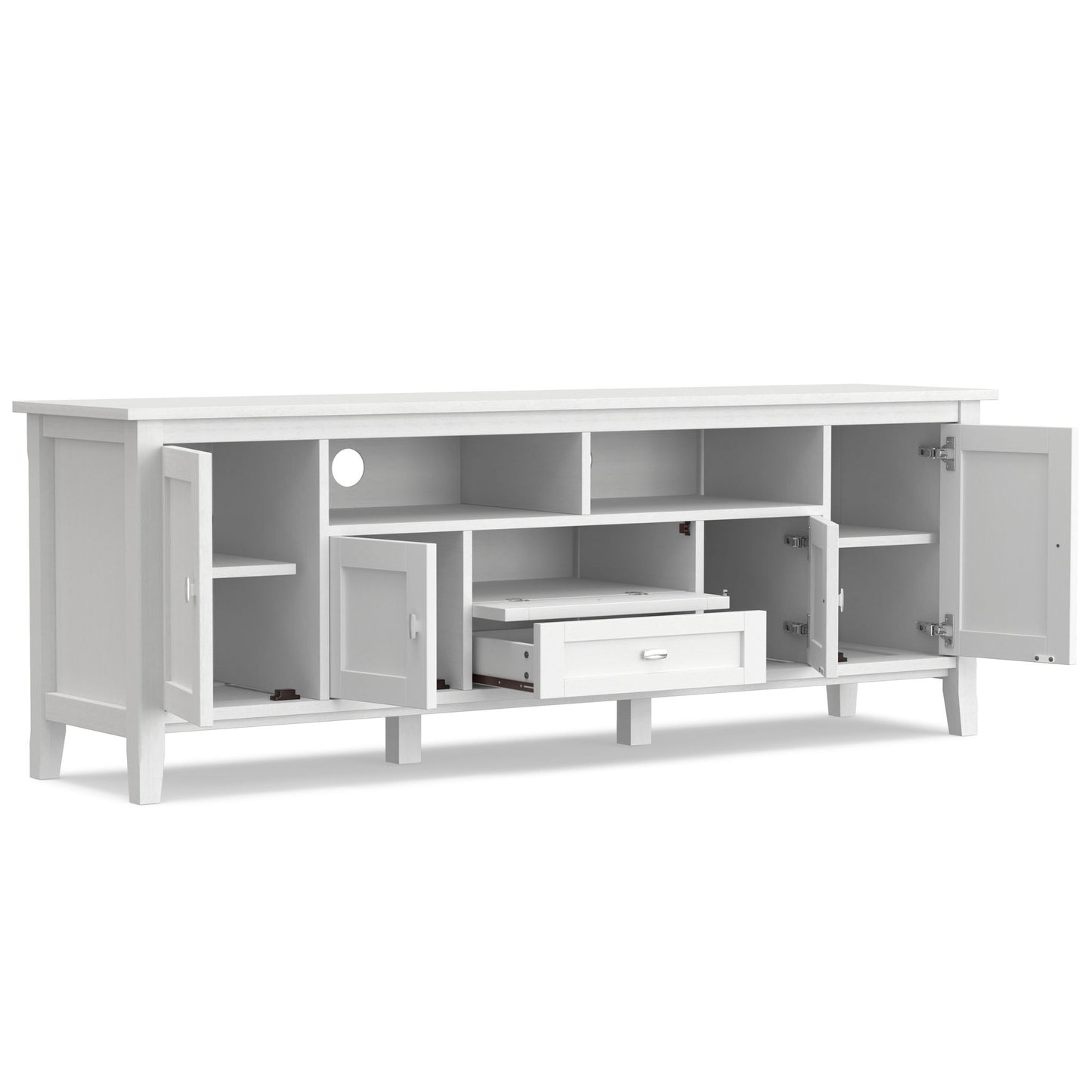 Warm Shaker - TV Media Stand, Handcrafted Simpli-Home