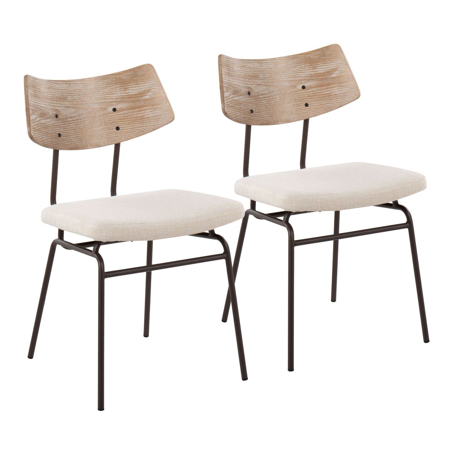 Walker - Mid Century Modern Chair (Set of 2) Lumi Source