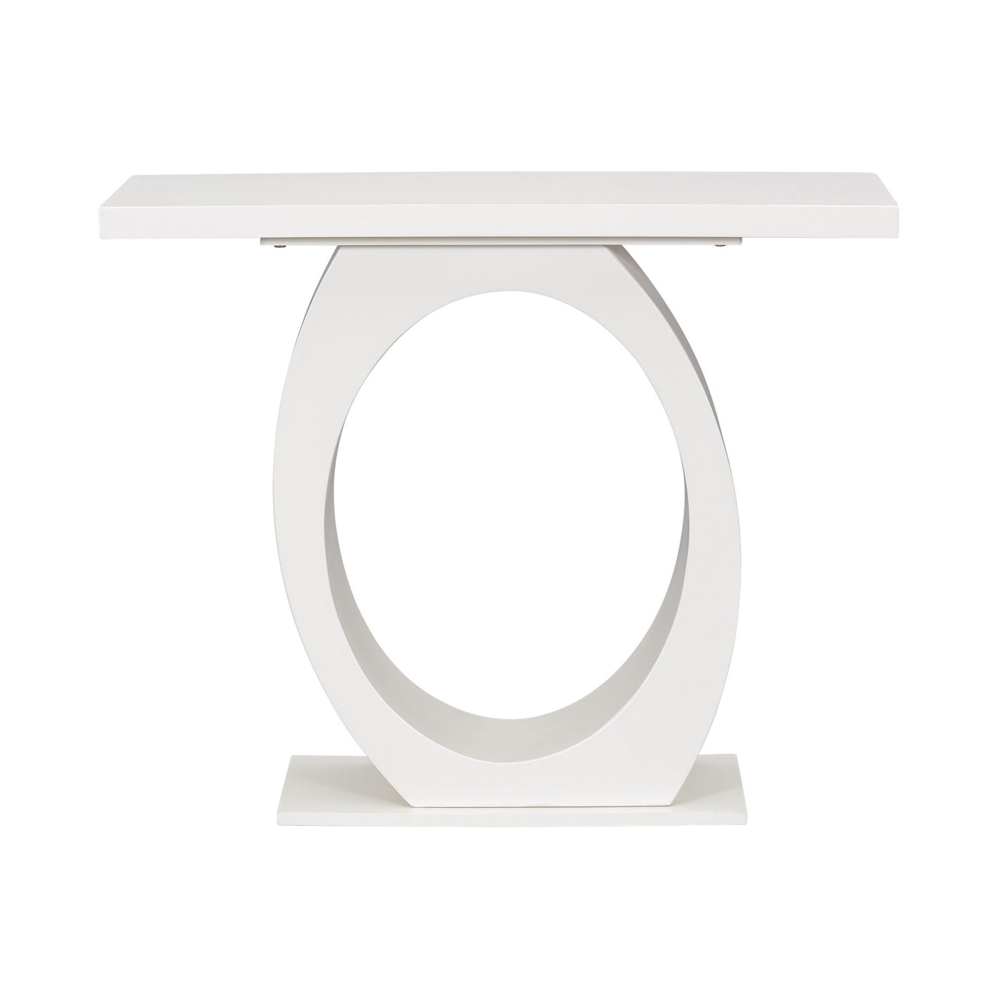 Console Table With Oval Base And Reinforced Bottom Plate Noble House