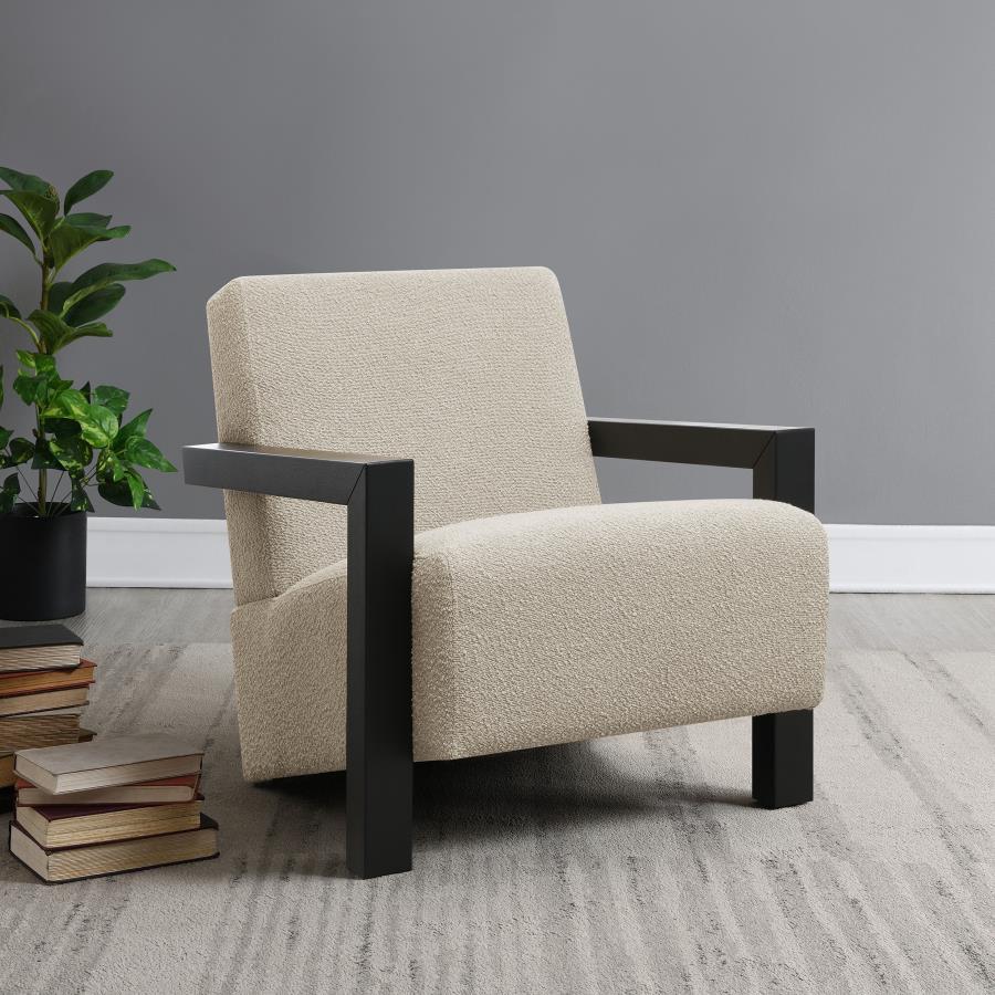 Fitzroy - Boucle Upholstered Accent Arm Chair Coaster Fine Furniture