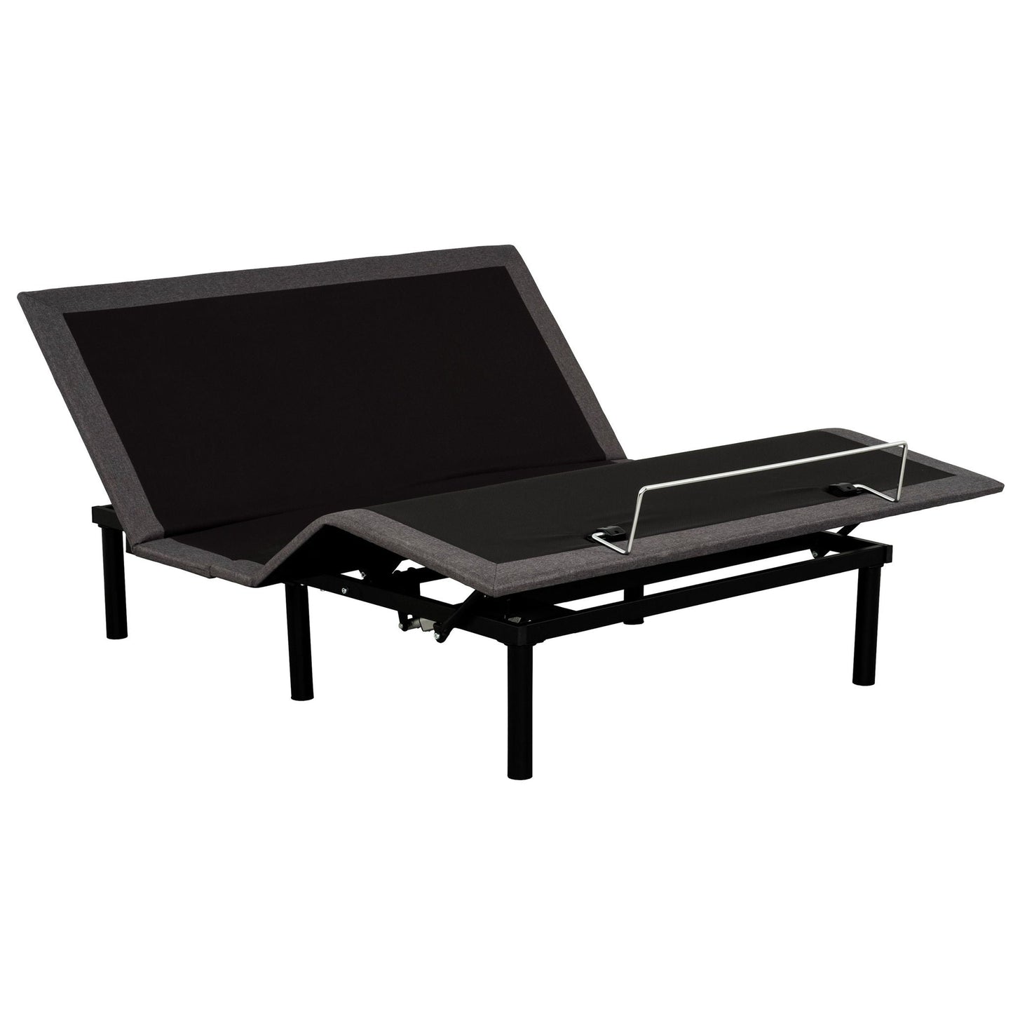 Split King Size Adjustable Bed Base With Wired Remote, Metal Frame Home Essentials