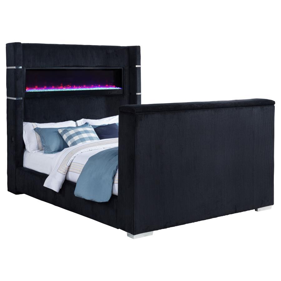 Tisdall - Flame Visualizer TV Bed Coaster Fine Furniture