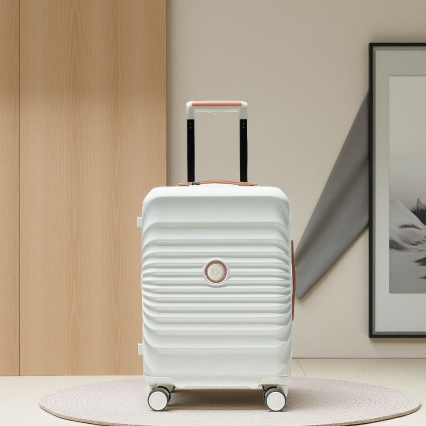 24" Luggage Lightweight Suitcase Tsa Lock USB Port Luggage Wheel Daily Nest