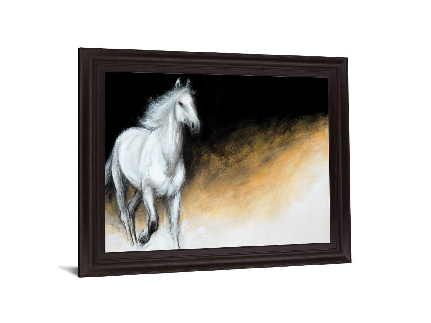 Wild Ember Stallion - 28" x 34" Framed Wall Art Classy Art