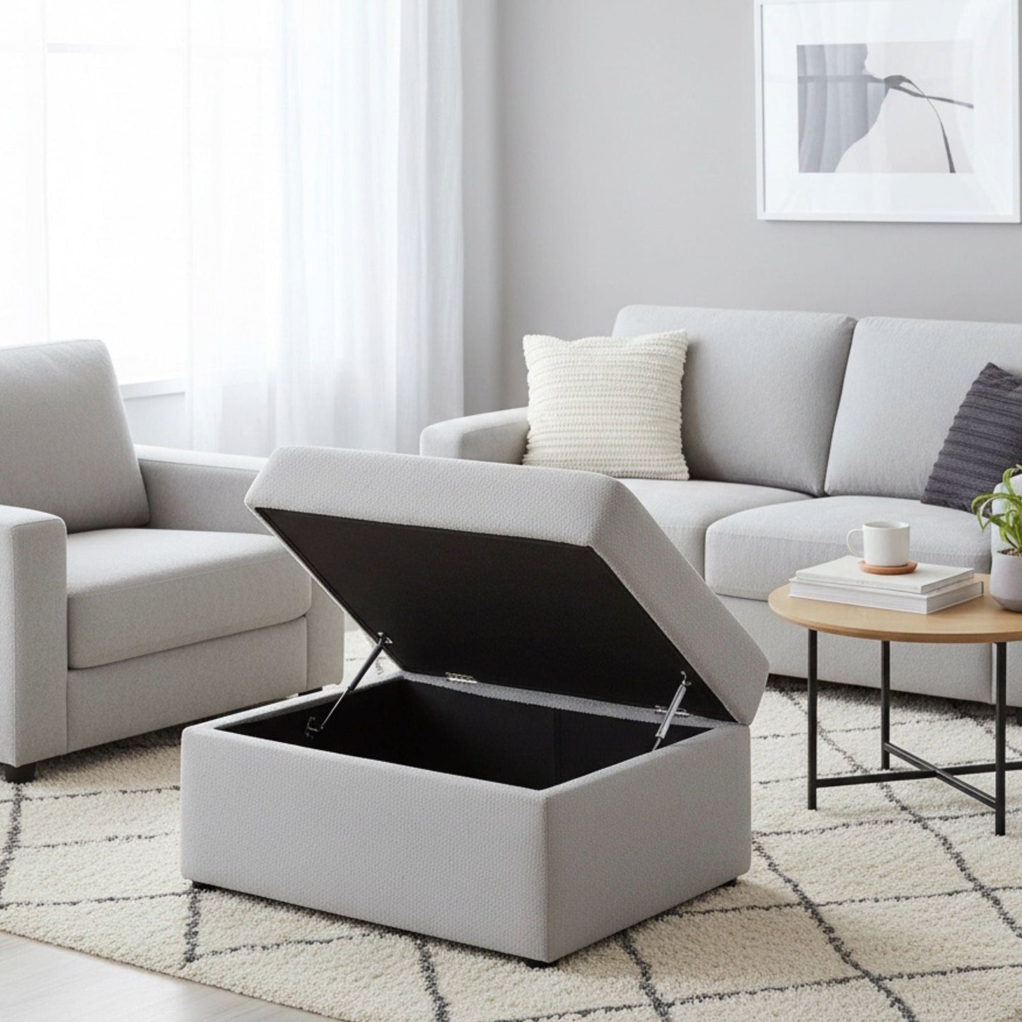Chauncy - Storage Ottoman Ridgecrest Home