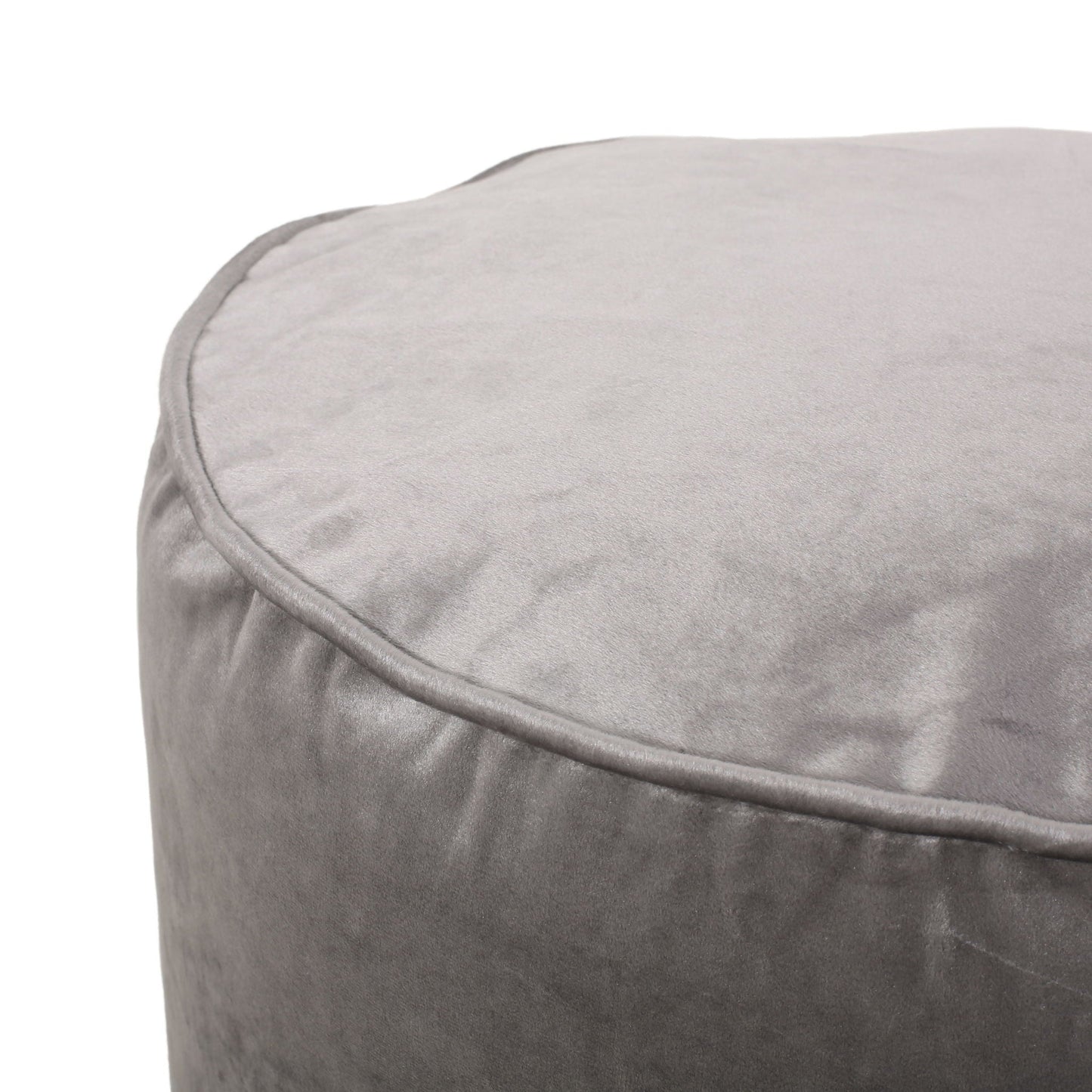 Shimon - Cylinder Pouf Ottoman And Floor Cushion Home Essentials