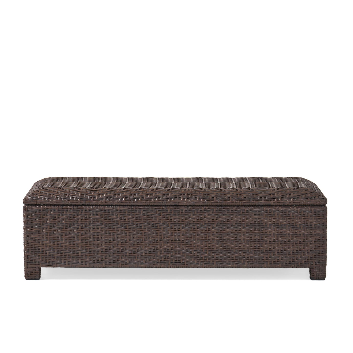 Santiago - Wicker Storage Bench - Brown Multi Noble House