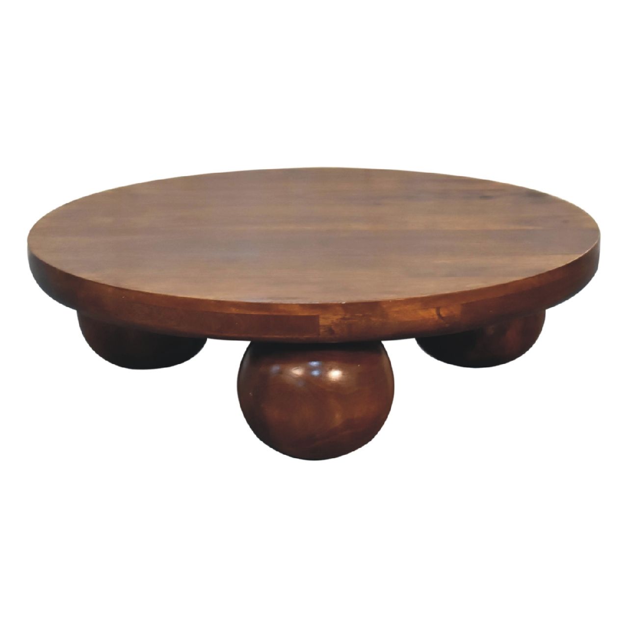 Central Ball Table - Chestnut Artisan Furniture