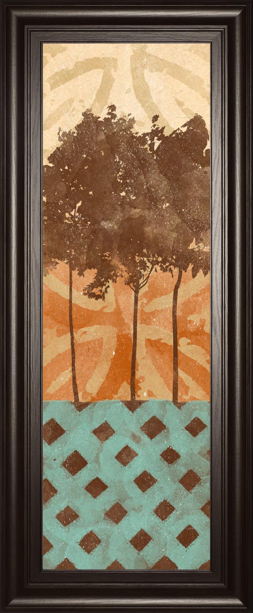 Tribal Trio I By Alonzo Saunders - Light Brown Classy Art