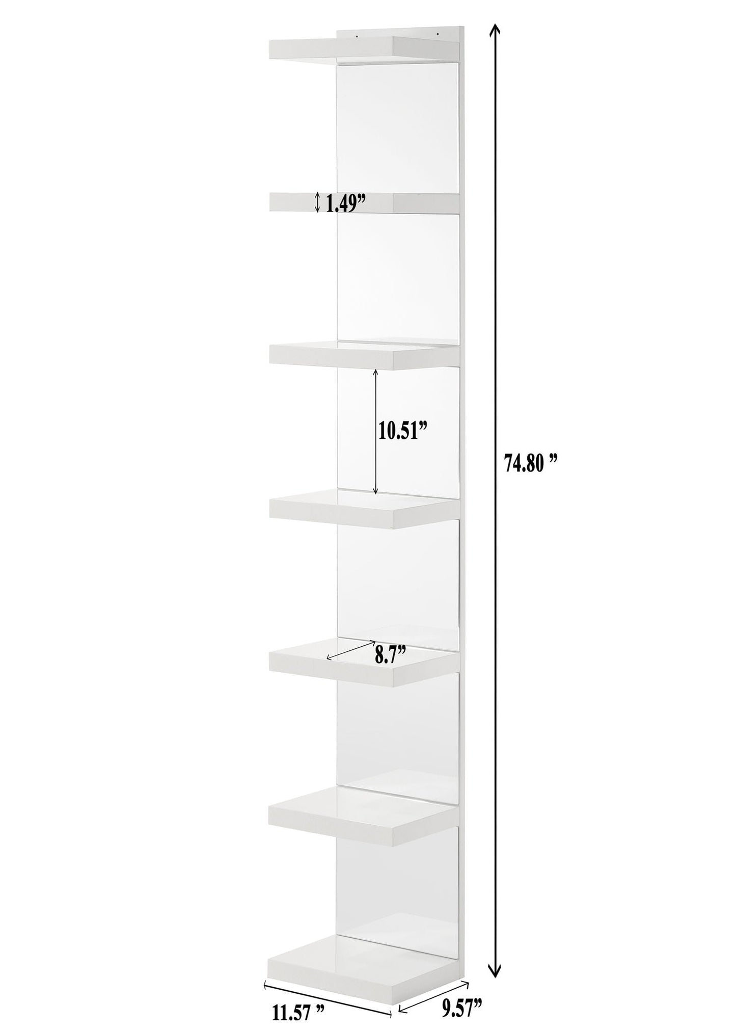 Luxo - Rack - White Crown Mark