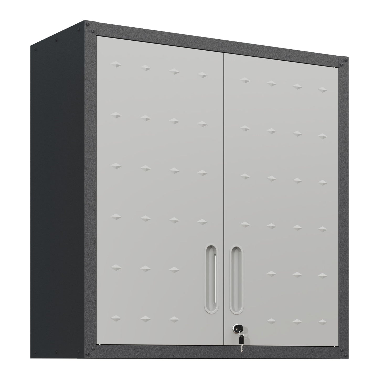 Metal Wall Mounted Tool Storage Cabinet With 2 Locking Doors, Adjustable Shelf, And Drawer Daily Nest
