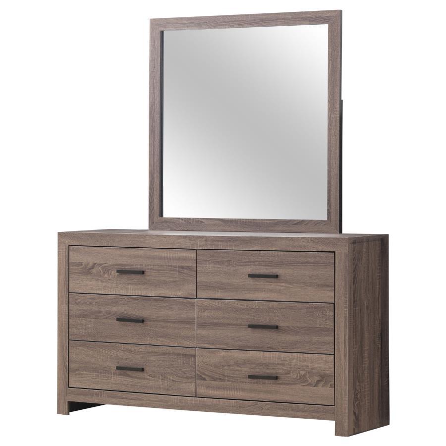 Brantford - 6-Drawer Dresser With Mirror CoasterEveryday