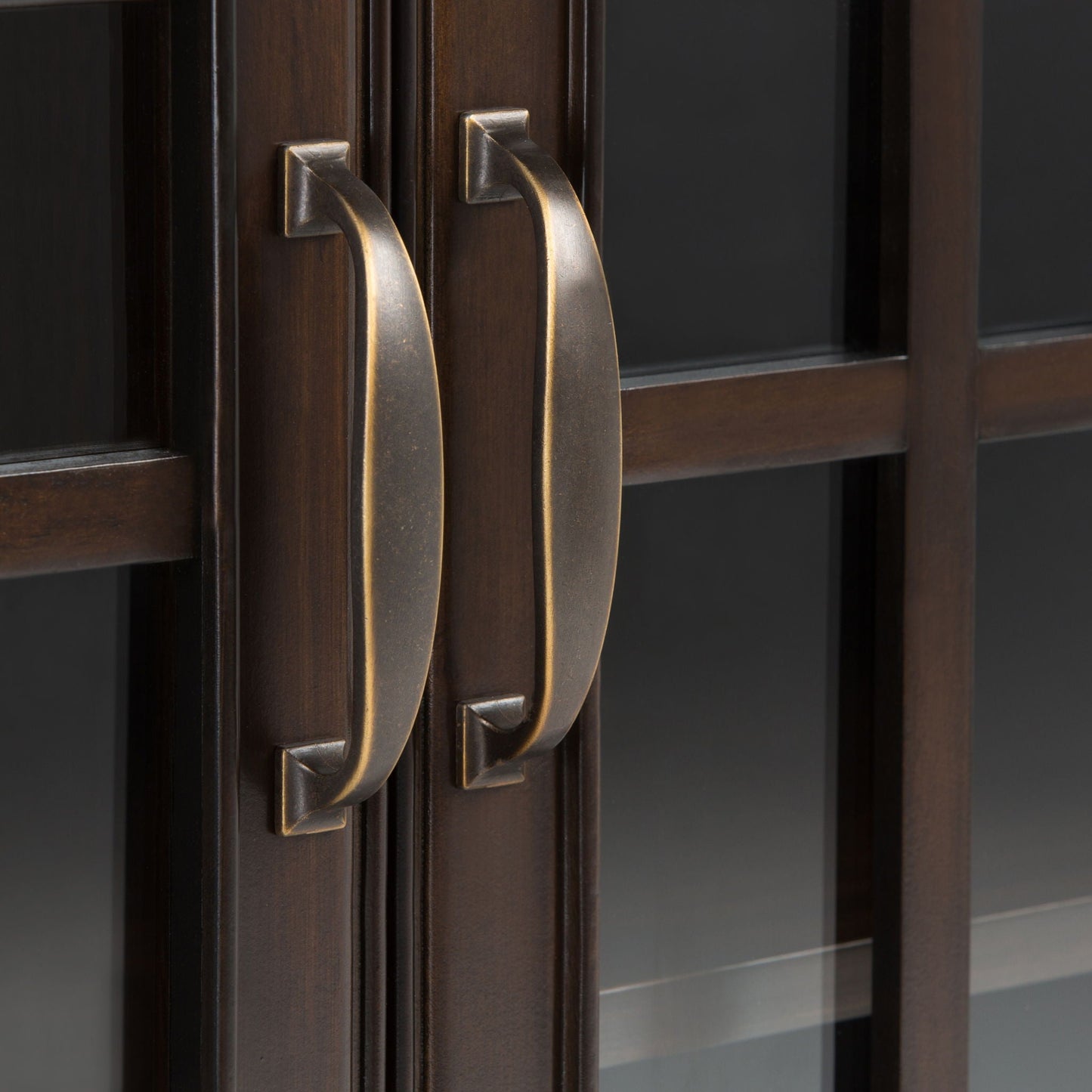 Connaught - Handcrafted Low Storage Cabinet Simpli-Home