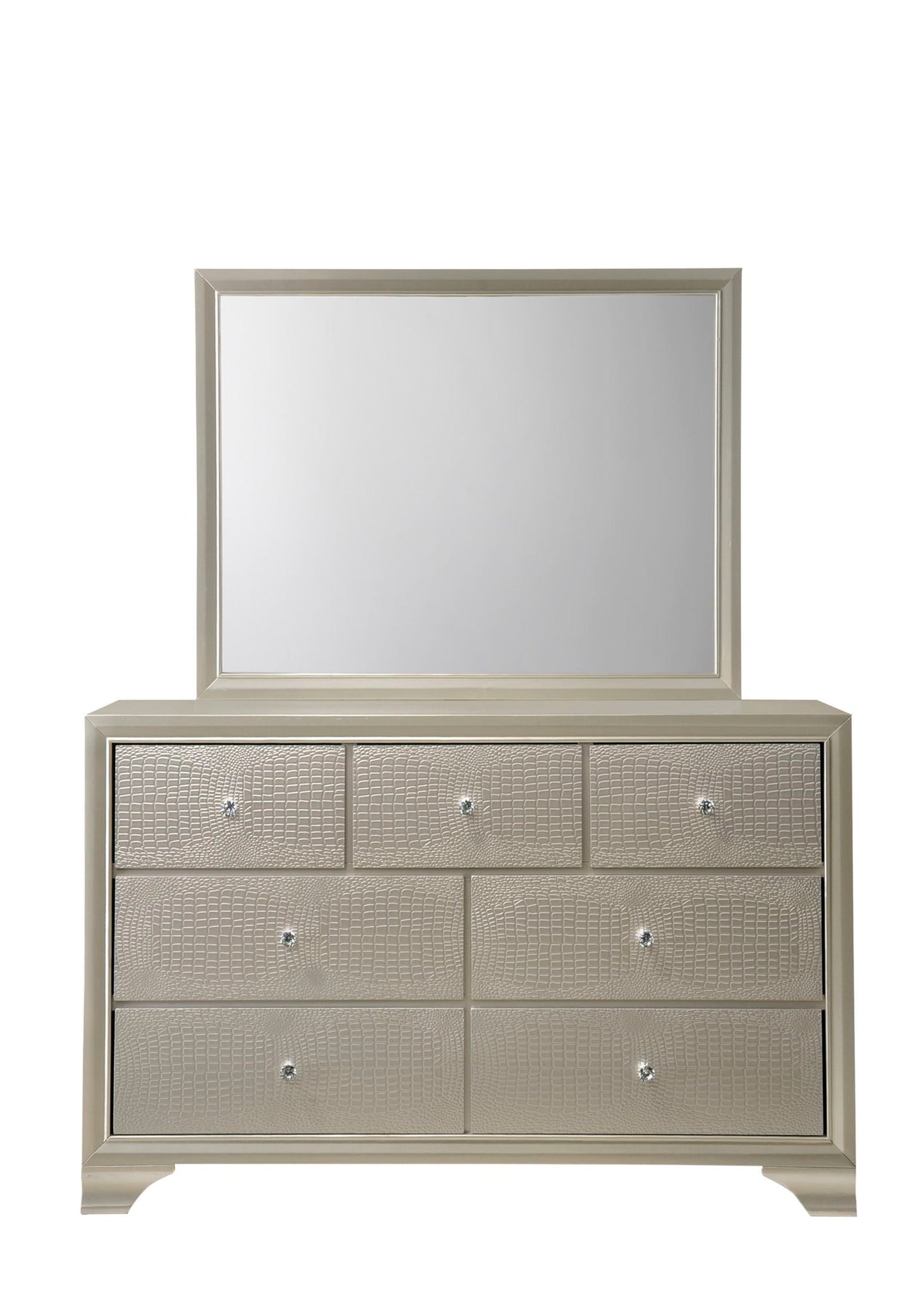 Lyssa - Dresser, Mirror Crown Mark